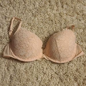Cream colored bra